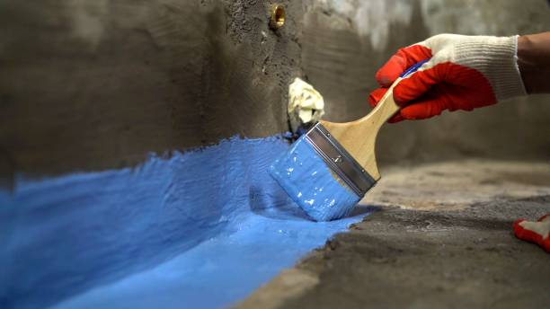 Commercial Waterproofing project at a Capitol Heights, MD business property by SJ Waterproofing Pros